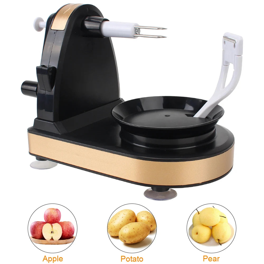 Multi-Function Hand-Cranked Potato and Apple Peeler Cutter Slicer