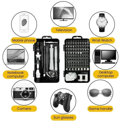 115-in-1 Precision Electronics Screwdriver Set – Professional Repair Kit! - Alyando