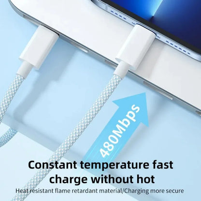 USB-C to Type-C PD 60W Charging Cable