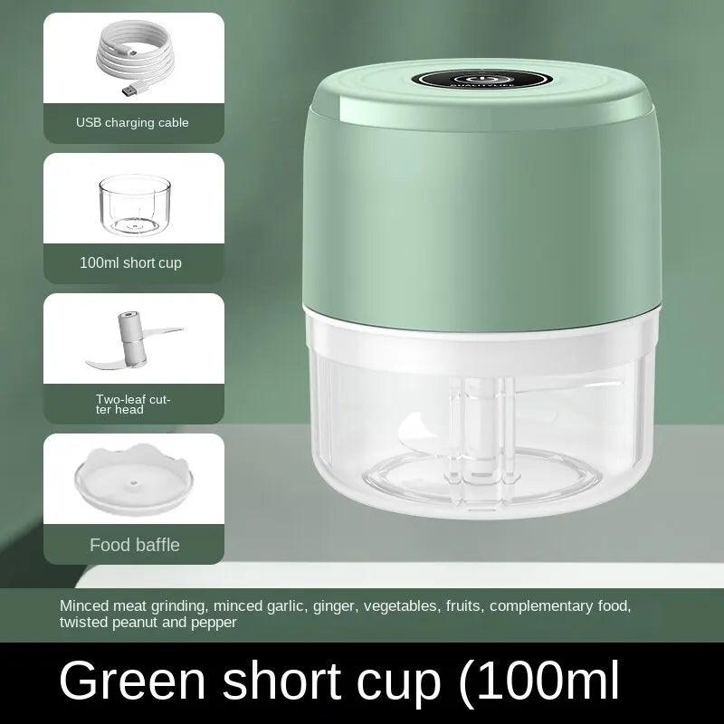 Electric Mini Food Chopper – Chop, Grind, and Crush with Ease! - Alyando