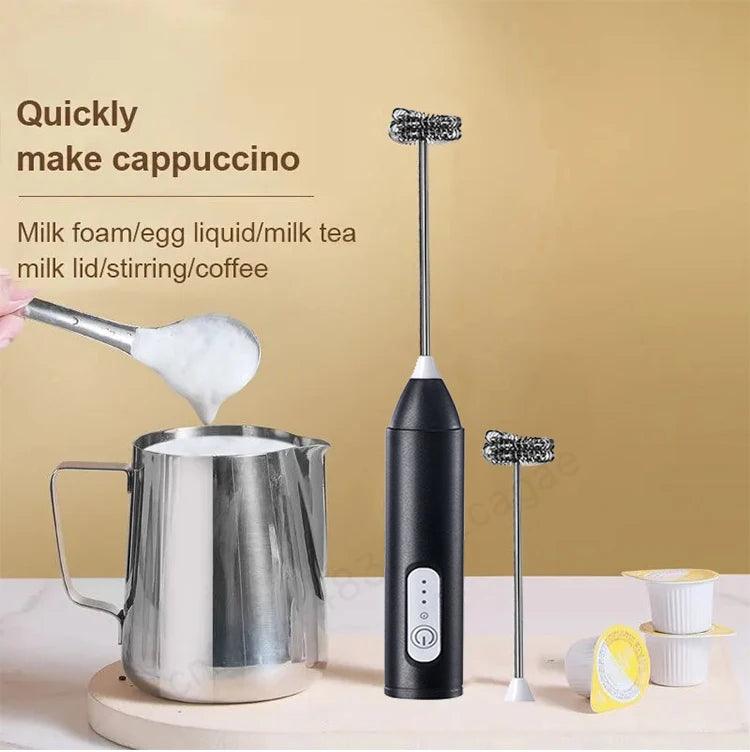 Wireless Milk Frother – Mini Electric Blender for Perfect Coffee! - Alyando