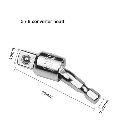 360° Rotatable Electric Drill Socket Adapter Set – Power & Precision! - Alyando