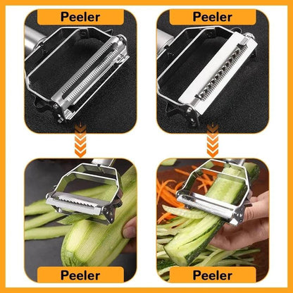 Multifunctional Kitchen Peeler – Slice and Shred with Ease! - Alyando