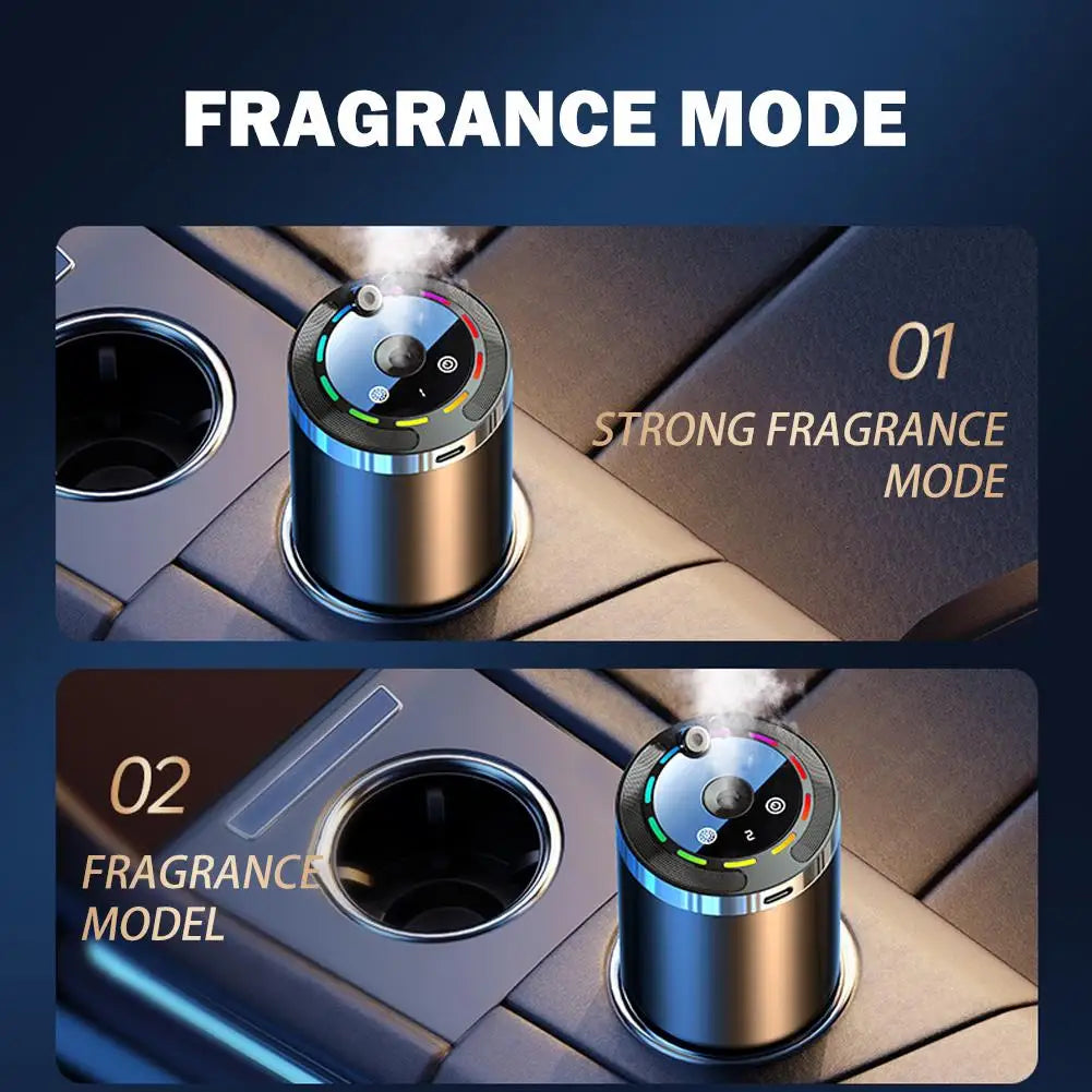 Car Fragrance Humidifier with Digital Display