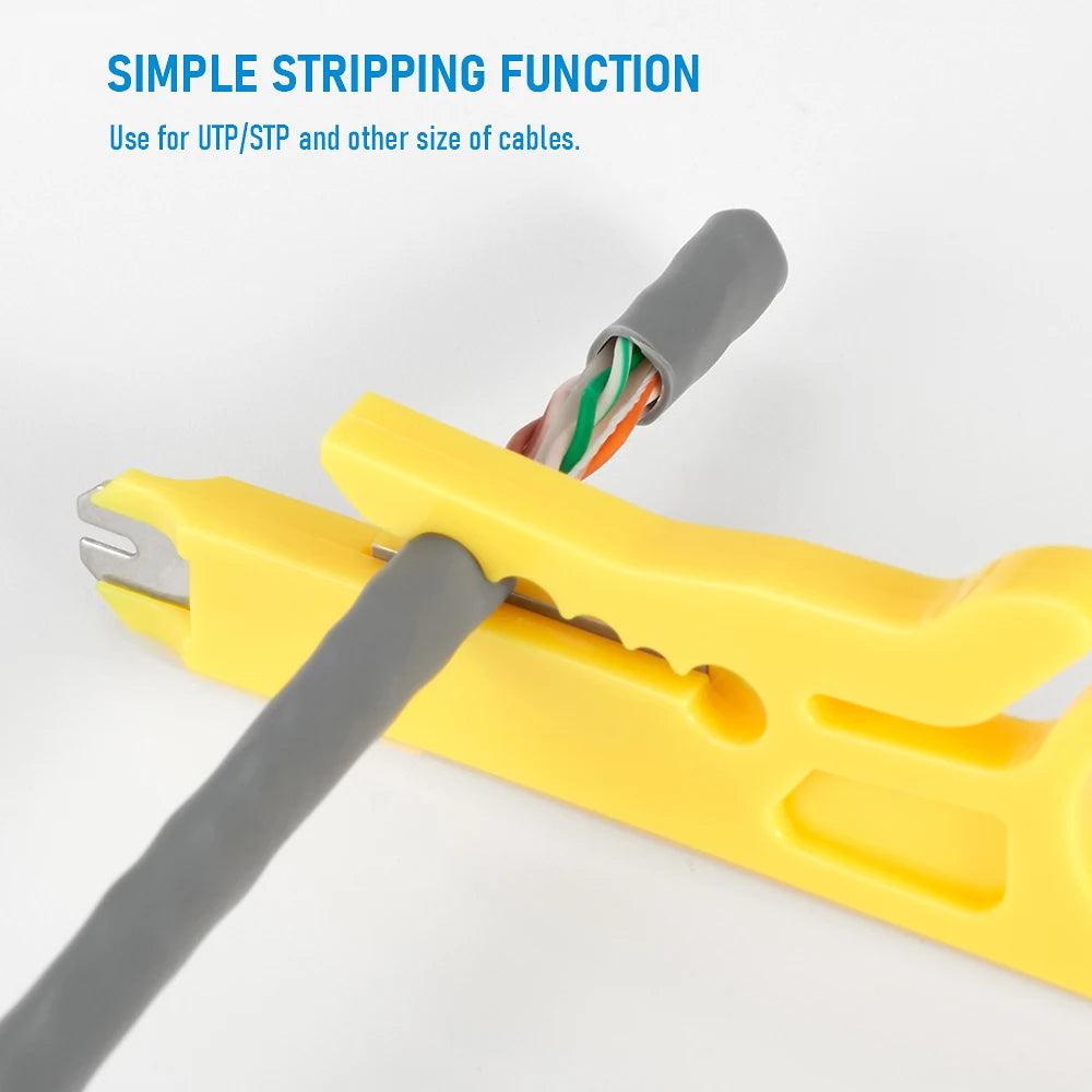 Multi-Function Cable Stripping & Crimping Tool – Compact & Versatile! - Alyando