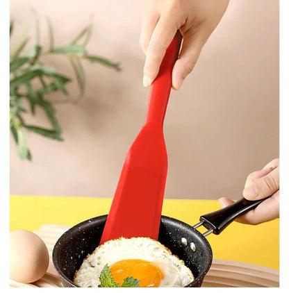 7-Color Silicone Frying Shovel – Non-Stick and Multi-Purpose! - Alyando