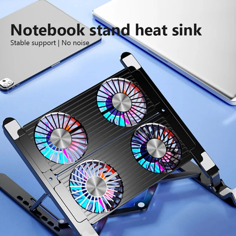 New Laptop Cooler Base Stand with 4 Fans