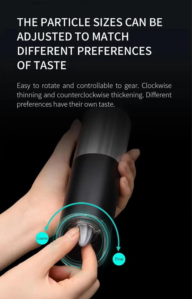 Electric Salt & Pepper Grinder Set – Season with Ease! - Alyando