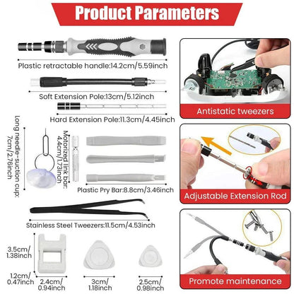 115-in-1 Precision Electronics Screwdriver Set – Professional Repair Kit! - Alyando