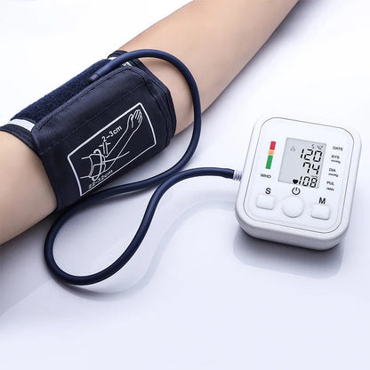 LCD Portable Health Care Pulse Meter | Digital BP Monitor & Tonometer