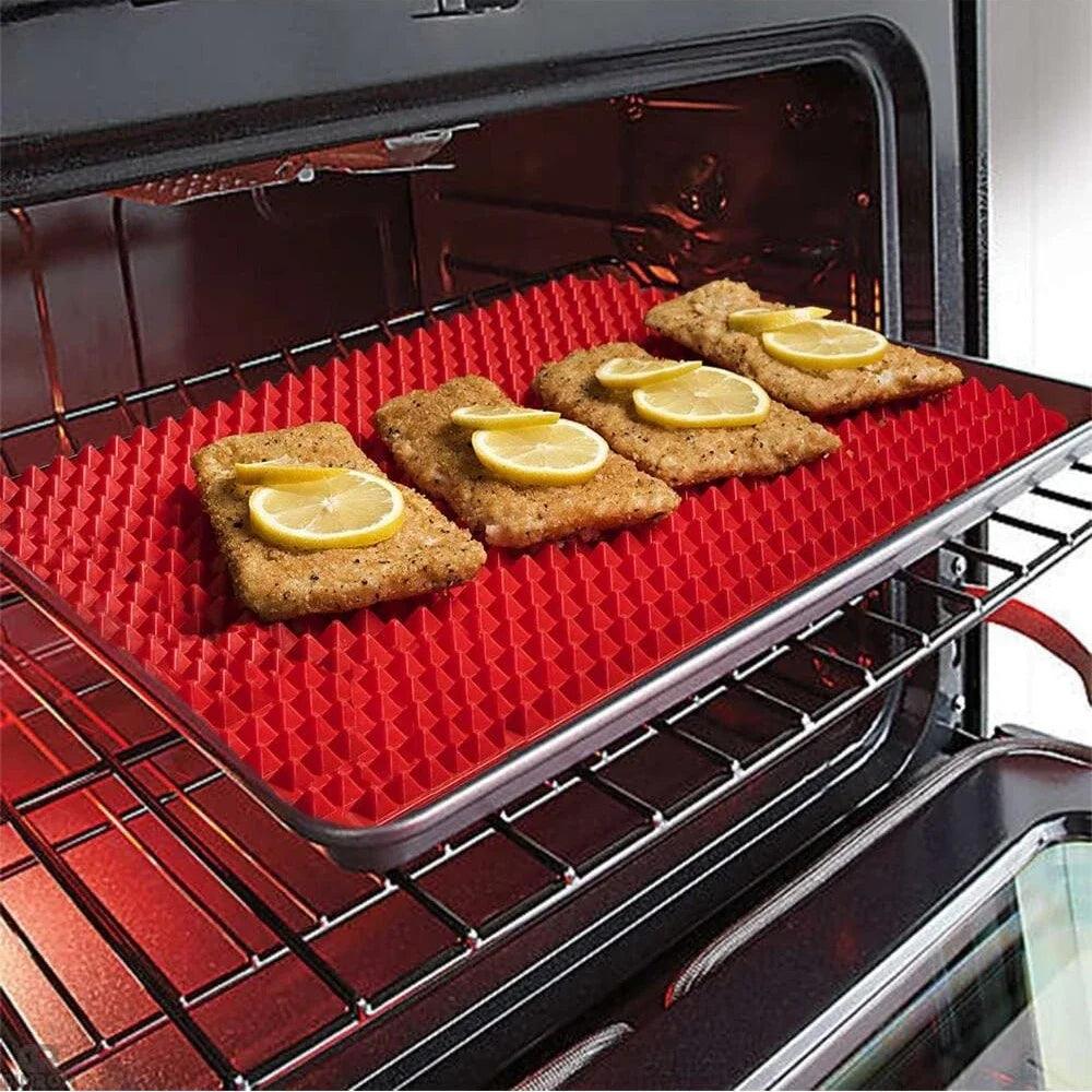 Non-Stick Silicone Pyramid Baking Mat – Versatile & Heat-Resistant! - Alyando