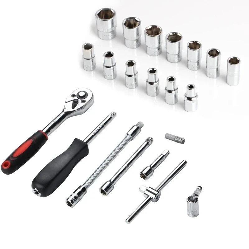 46-Piece Car Repair Tool Kit – Complete Auto Repair Solution! - Alyando