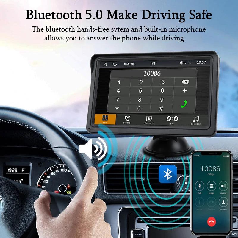 7 inch Portable CarPlay Android Radio - Alyando