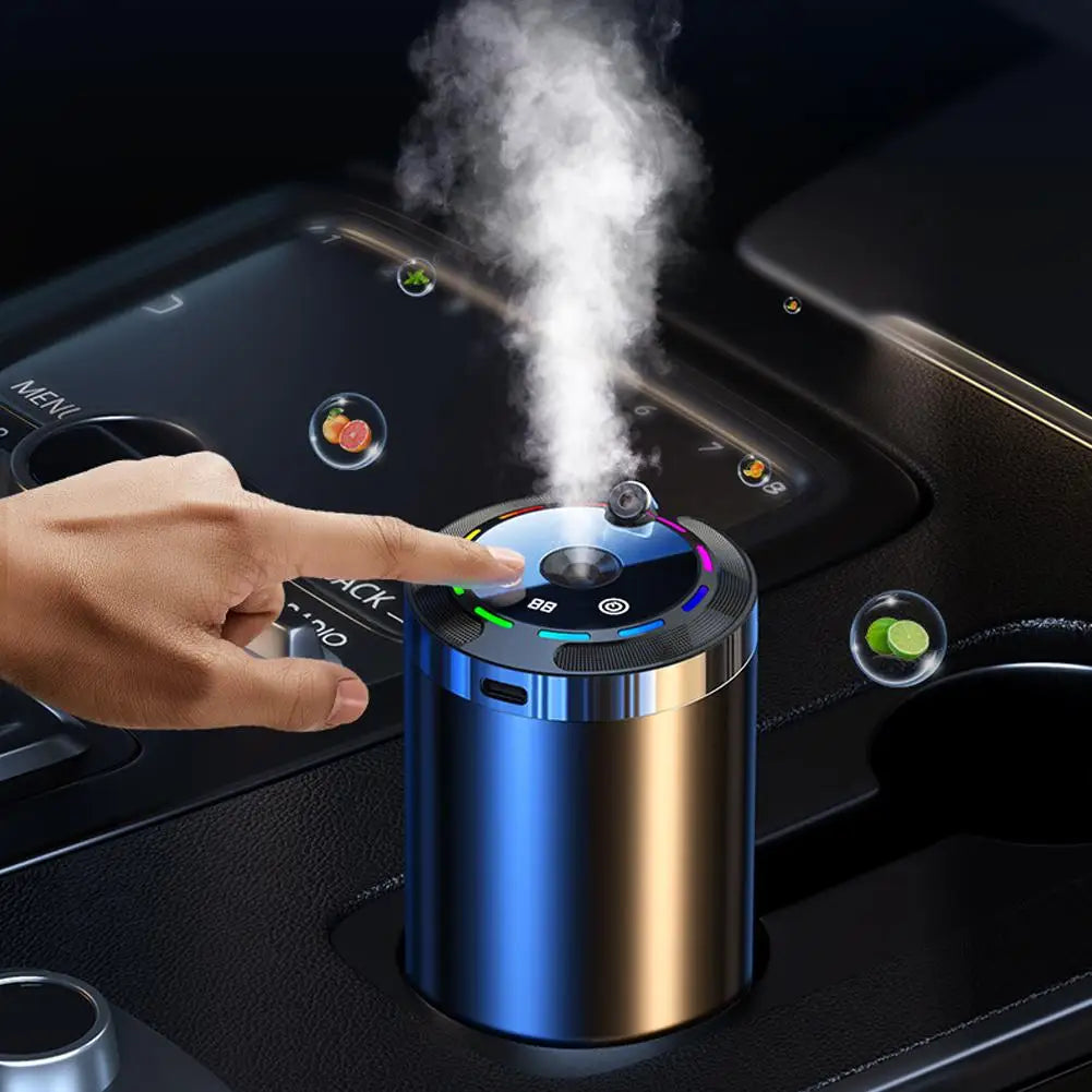 Car Fragrance Humidifier with Digital Display