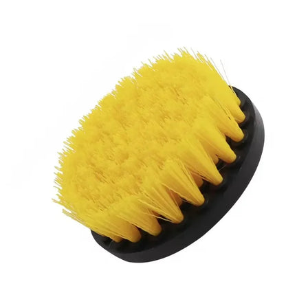 Electric Drill Scrubber Brush Kit – Nylon Brushes for Carpet, Glass, Car Tires (2"/3.5"/4")