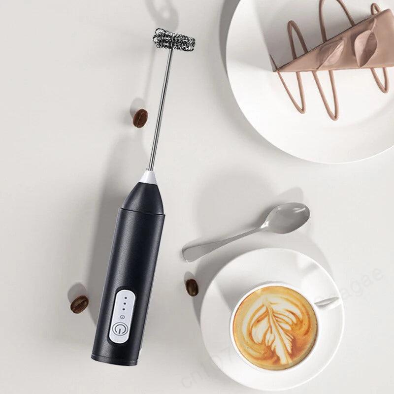 Wireless Milk Frother – Mini Electric Blender for Perfect Coffee! - Alyando