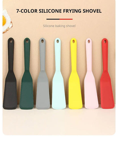 7-Color Silicone Frying Shovel – Non-Stick and Multi-Purpose! - Alyando