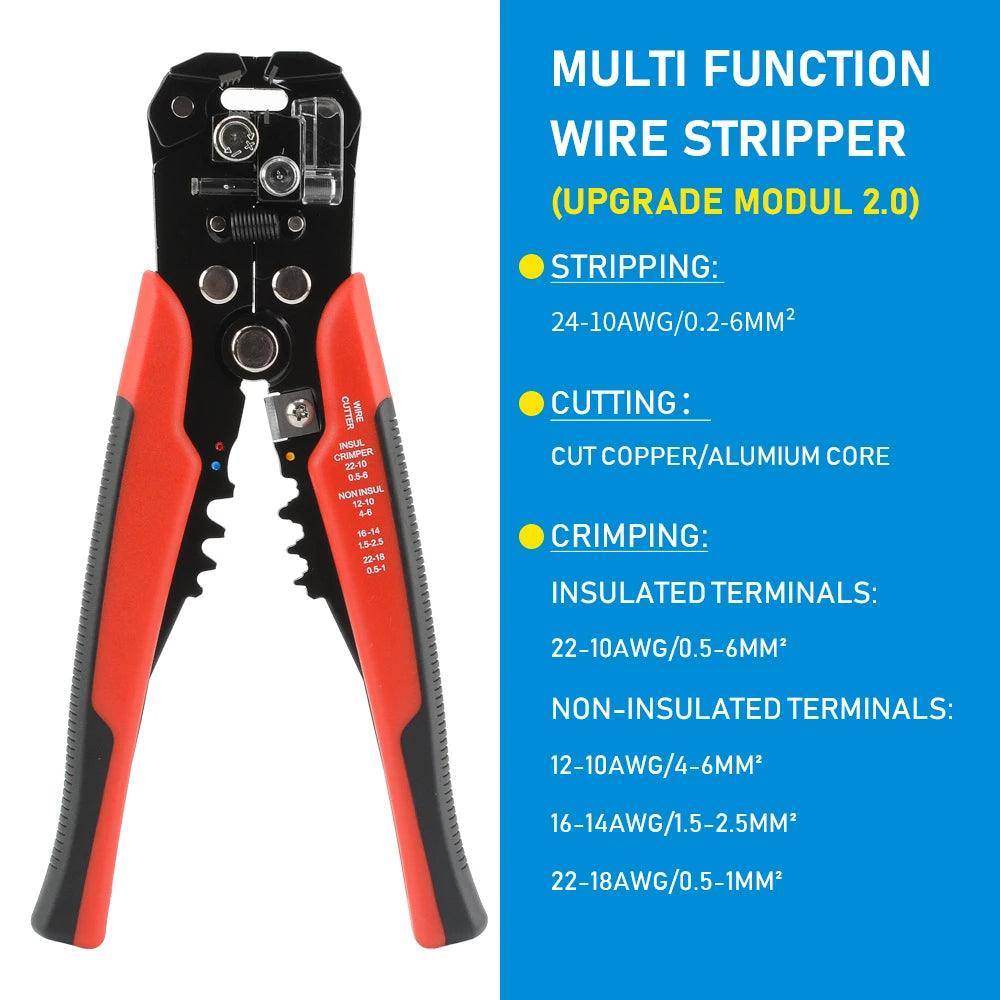 Professional Electrician Wire Tool – Cut, Strip, and Crimp with Precision! - Alyando