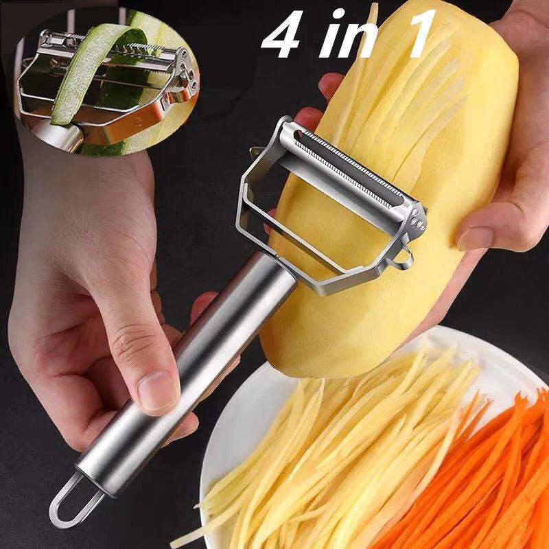 Multifunctional Kitchen Peeler – Slice and Shred with Ease! - Alyando