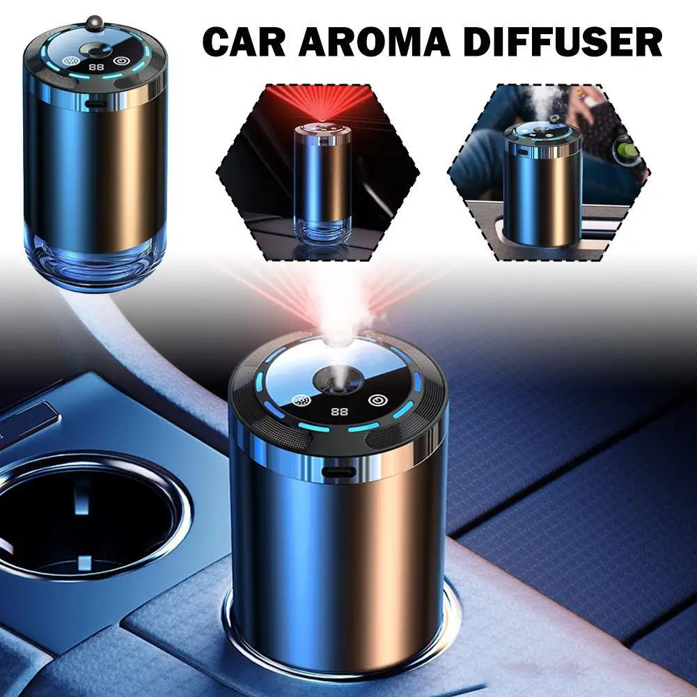 Car Fragrance Humidifier with Digital Display