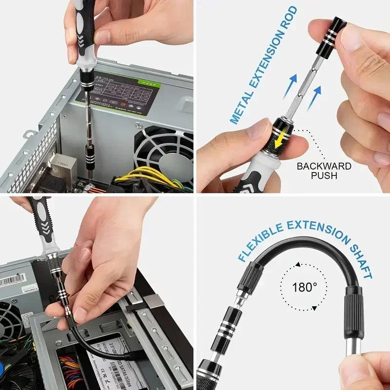 115-in-1 Precision Electronics Screwdriver Set – Professional Repair Kit! - Alyando