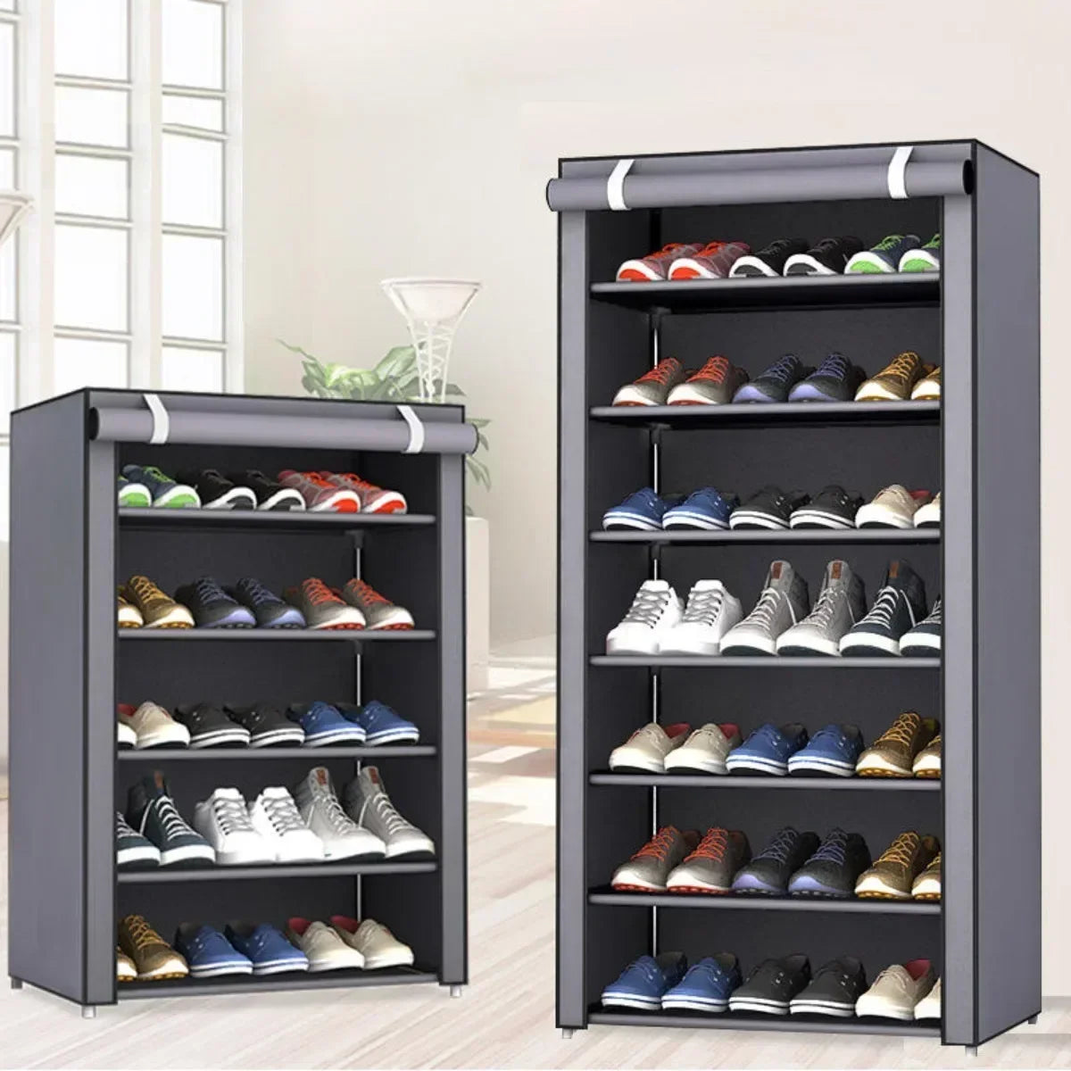 Dustproof Multilayer Shoe Storage Cabinet