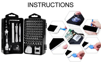 115-in-1 Precision Electronics Screwdriver Set – Professional Repair Kit! - Alyando