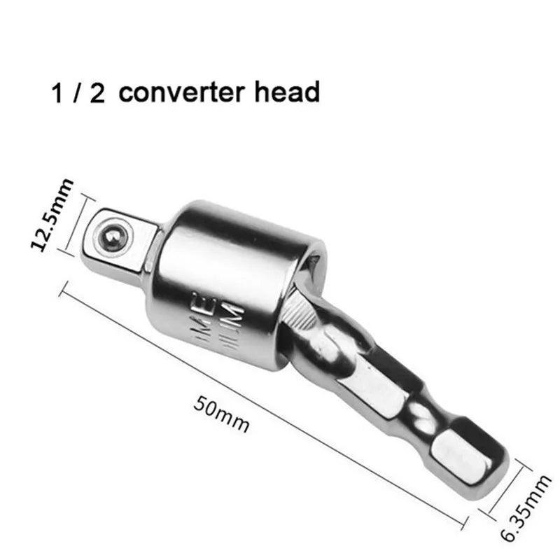 360° Rotatable Electric Drill Socket Adapter Set – Power & Precision! - Alyando