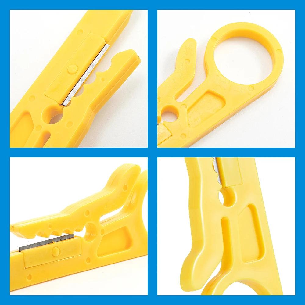 Multi-Function Cable Stripping & Crimping Tool – Compact & Versatile! - Alyando