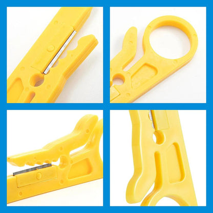 Multi-Function Cable Stripping & Crimping Tool – Compact & Versatile! - Alyando