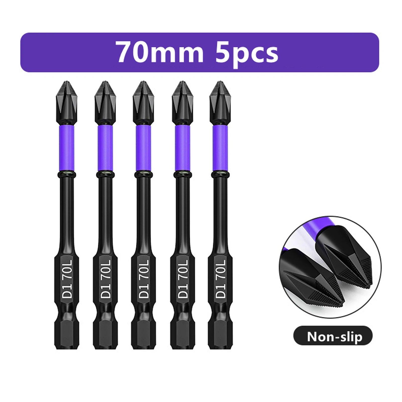 D1 Anti-Slip Shock-Proof Screwdriver Bits – Strong & Magnetic! - Alyando