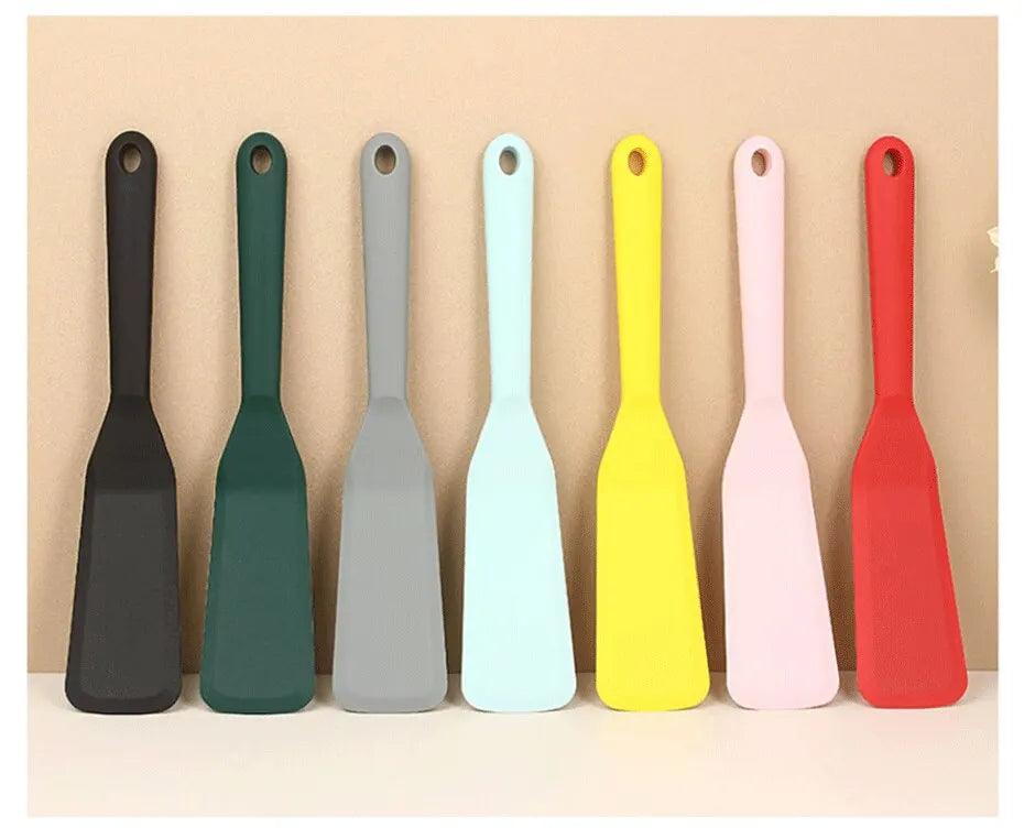 7-Color Silicone Frying Shovel – Non-Stick and Multi-Purpose! - Alyando