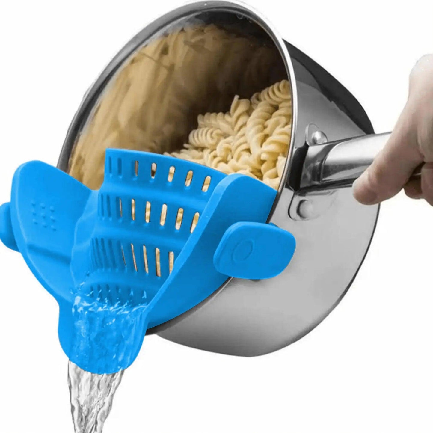 Clip-On Kitchen Strainer – Perfect for Pots, Pans, and Bowls - Alyando