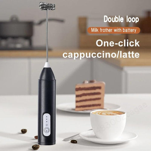 Wireless Milk Frother – Mini Electric Blender for Perfect Coffee! - Alyando