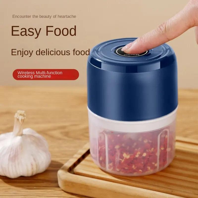 Electric Mini Food Chopper – Chop, Grind, and Crush with Ease! - Alyando