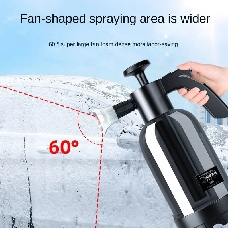 2L Hand Pump Foam Sprayer with 3 Nozzles