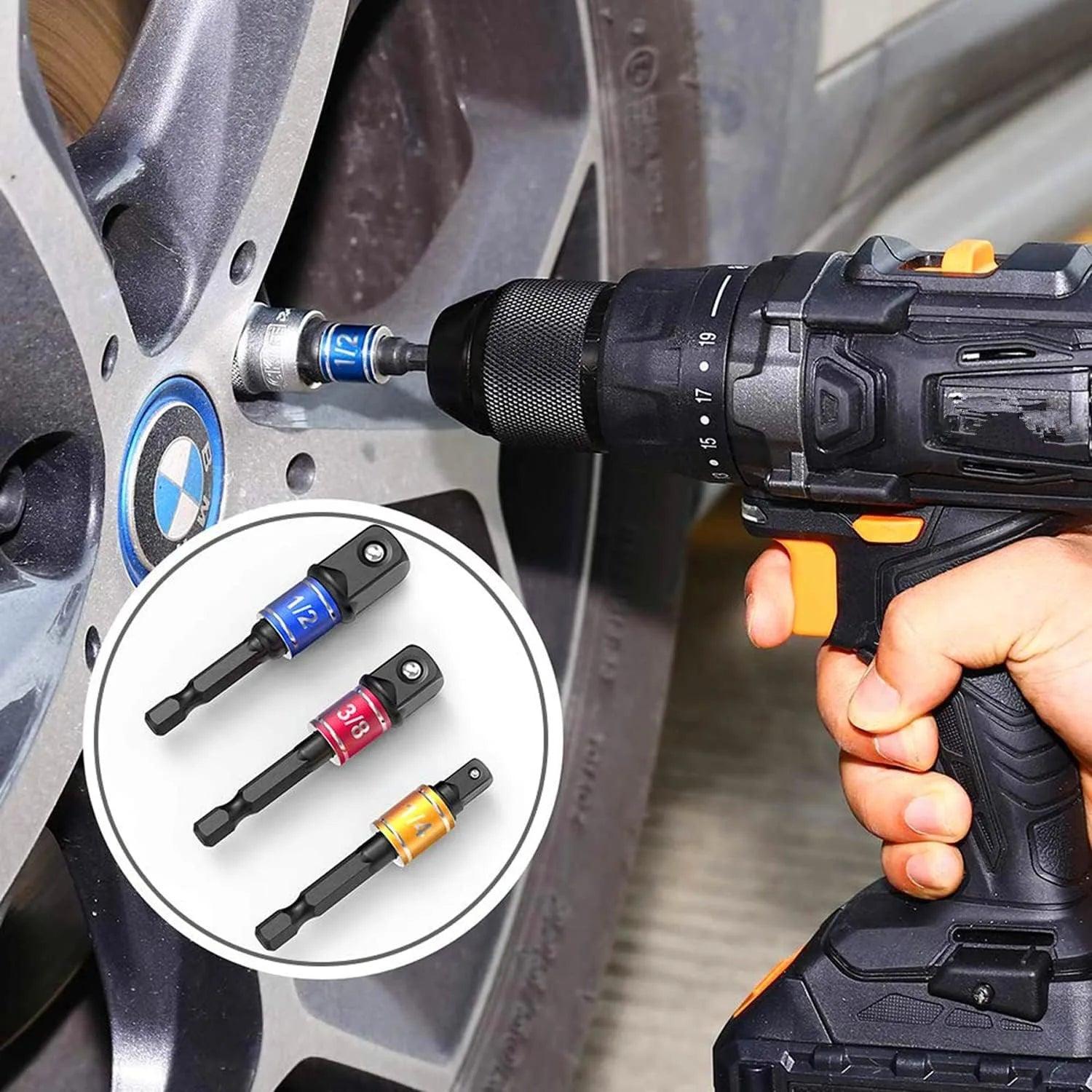 105° Angle Socket Adapter Set – Precision Power Tool Extension! - Alyando