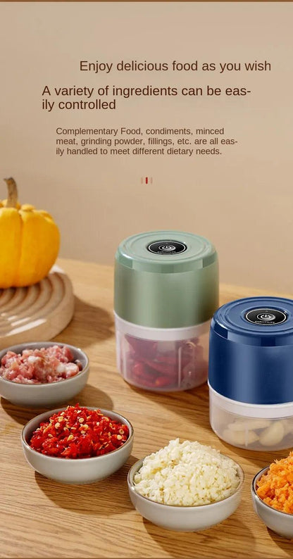 Electric Mini Food Chopper – Chop, Grind, and Crush with Ease! - Alyando