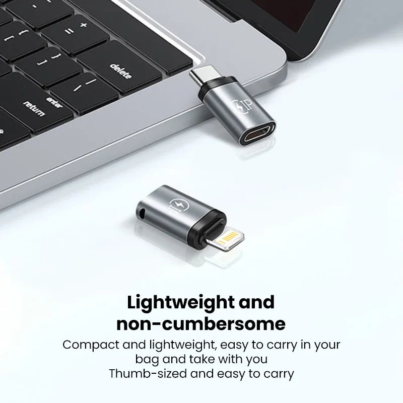 USB Cable Converter Lightning to USB-C Adapter