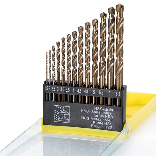 13PCS Metric Drill Bits Set – Precision Drilling for Tough Materials! - Alyando