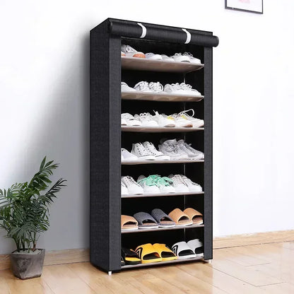 Dustproof Multilayer Shoe Storage Cabinet