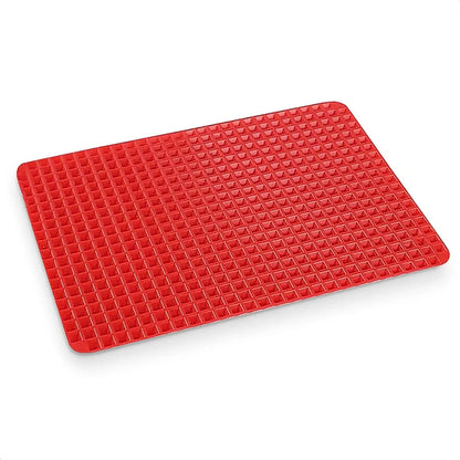 Non-Stick Silicone Pyramid Baking Mat – Versatile & Heat-Resistant! - Alyando