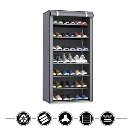 Dustproof Multilayer Shoe Storage Cabinet