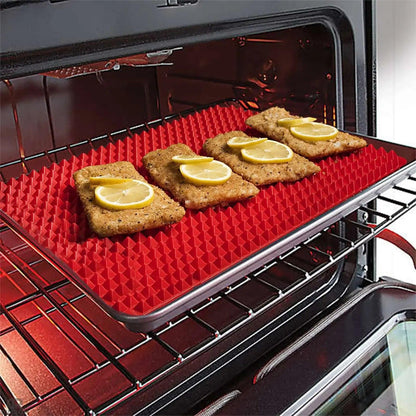 Non-Stick Silicone Pyramid Baking Mat – Versatile & Heat-Resistant! - Alyando