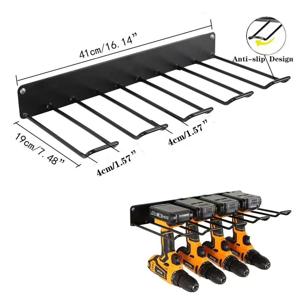 2-Pack Heavy Duty Power Tool Wall Mount Holder