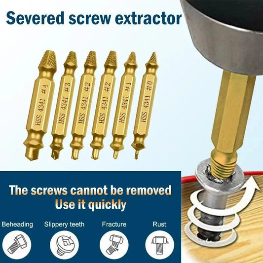 Damaged Screw Extractor Set – Easy Bolt & Screw Removal! - Alyando