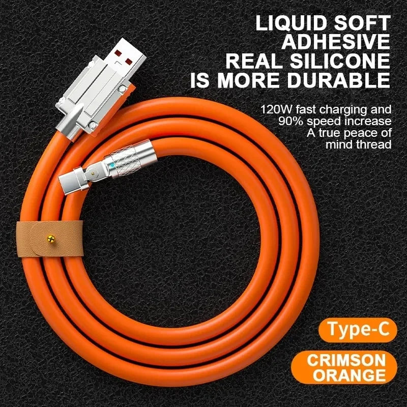 120W 7A Fast Charging USB Type-C Cable