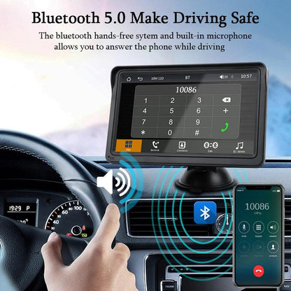 7 inch Portable CarPlay Android Radio - Alyando