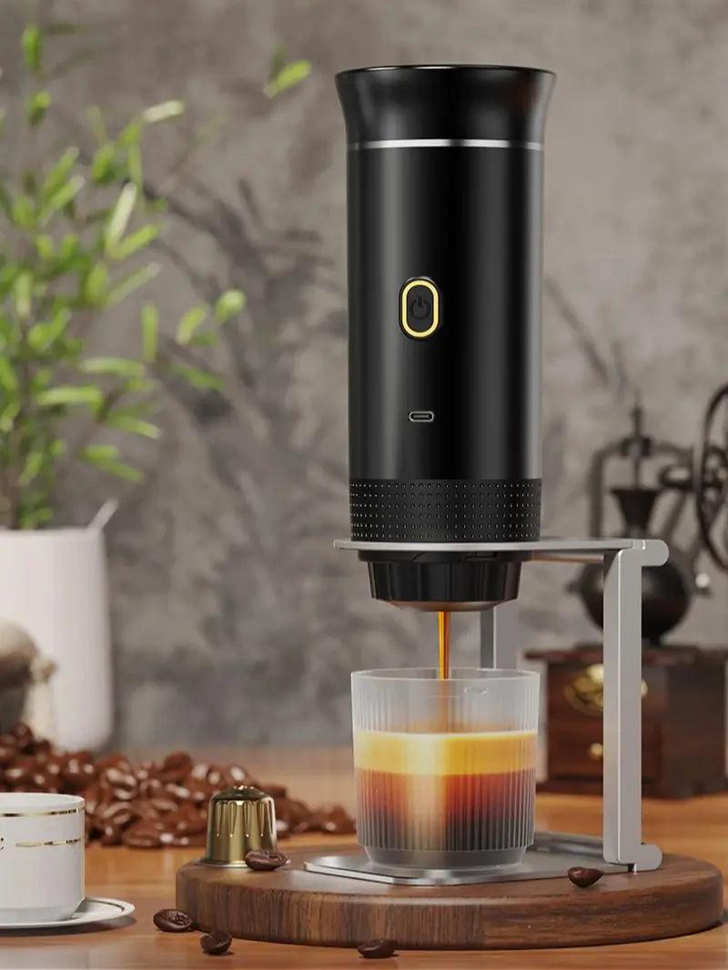 Wireless Electric Portable Espresso Coffee Machine – Fresh Coffee Anywhere! - Alyando