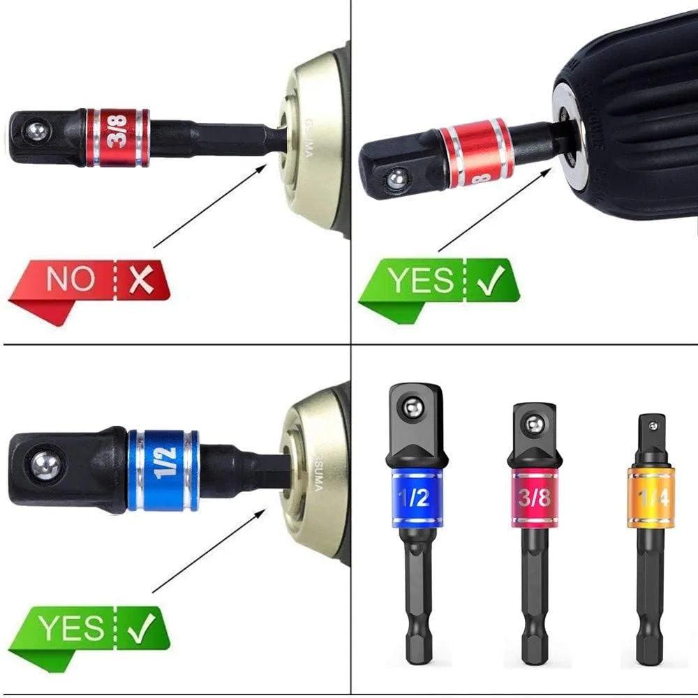 105° Angle Socket Adapter Set – Precision Power Tool Extension! - Alyando